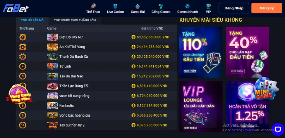 Thưởng đặc biệt cho các sự kiện thể thao lớn tại k8cc win